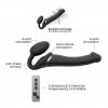 Vibrating Strapon - M - black